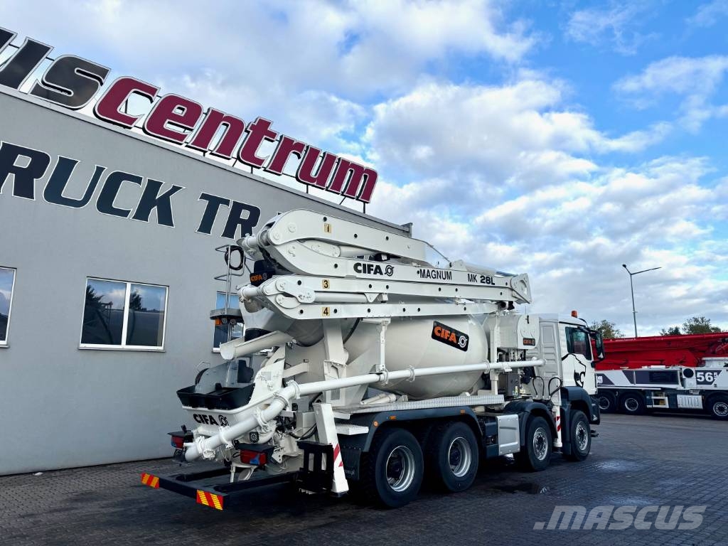 MAN TGS 41.440 CIFA MK 28L / 9 cbm Camión hormigonera