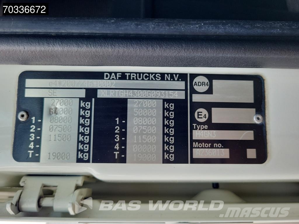 DAF XF 510 XF 6X2 SSC APK 02-2027 Lift+Lenkachse ACC Sattelzugmaschinen