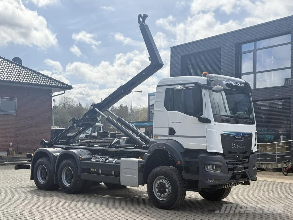 MAN TGS 33.440 MAN TGS 33.440 6x6 Euro6e Hyva - Hiab M Hook lift trucks