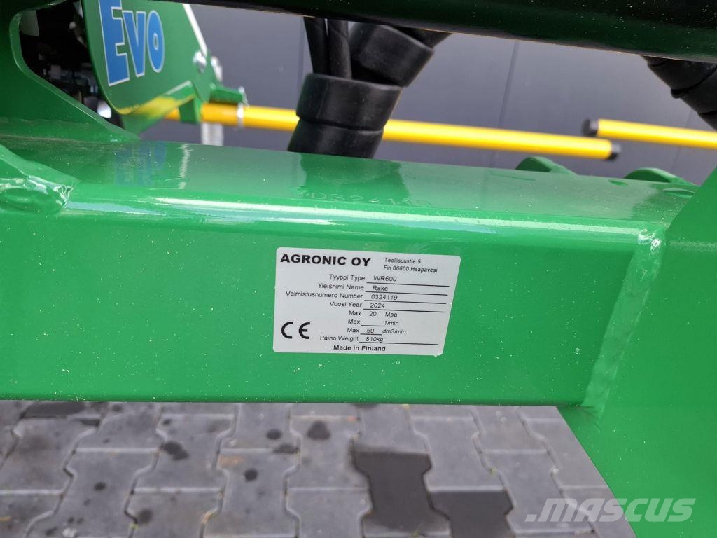 Agronic WR 600 EVO Cita ražas novākšanas tehnika