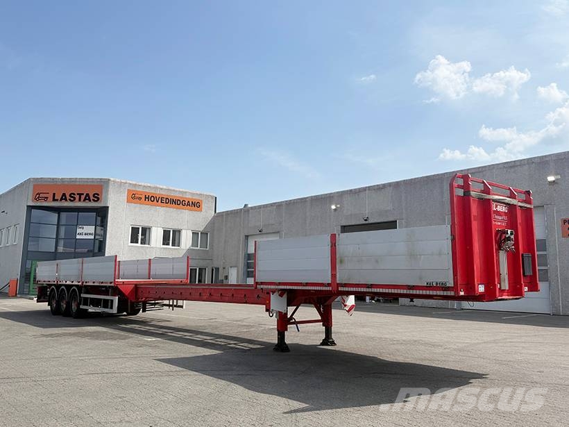 Kel-Berg 3 axle Extendable / Ausziehbarer auflieger Pritschenauflieger