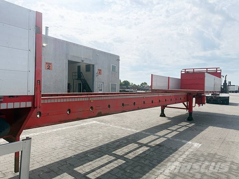 Kel-Berg 3 axle Extendable / Ausziehbarer auflieger Pritschenauflieger