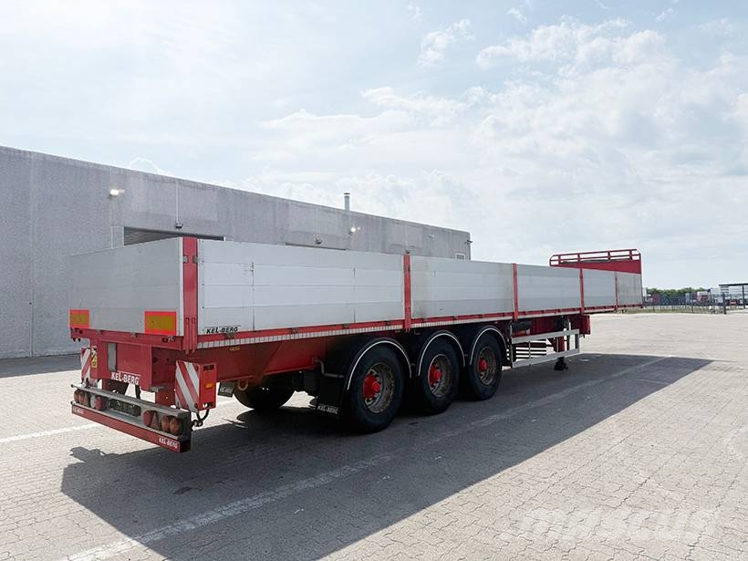 Kel-Berg 3 axle Extendable / Ausziehbarer auflieger Pritschenauflieger