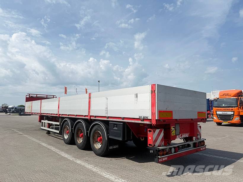 Kel-Berg 3 axle Extendable / Ausziehbarer auflieger Pritschenauflieger