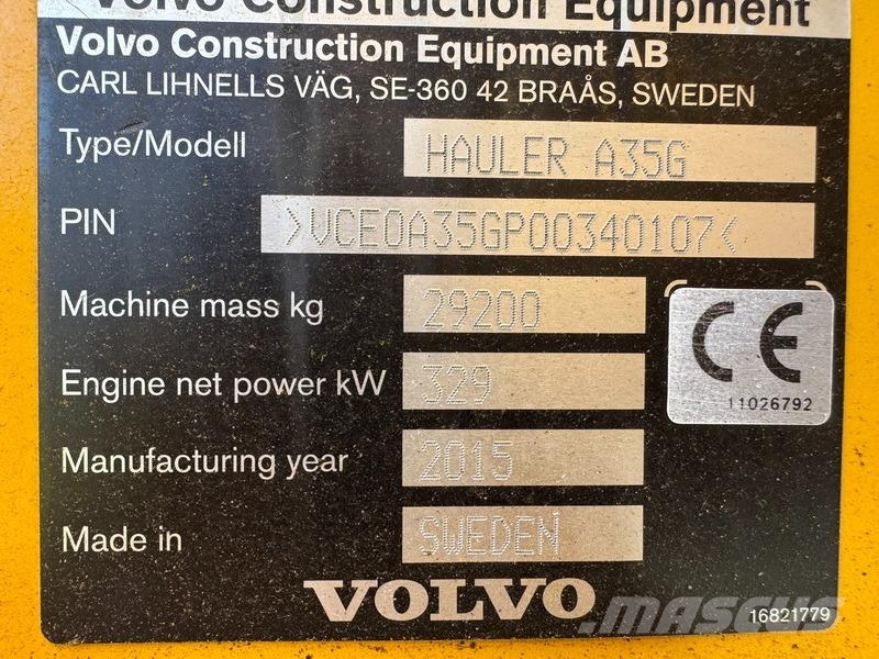 Volvo A 35 G Terrængående lastbiler