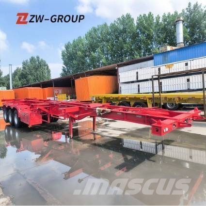 ZW Group 40ft Skeleton Semi Trailer Skeletal 세미 트레일러