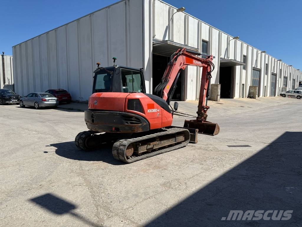 Kubota KX 080-4 中型挖掘机