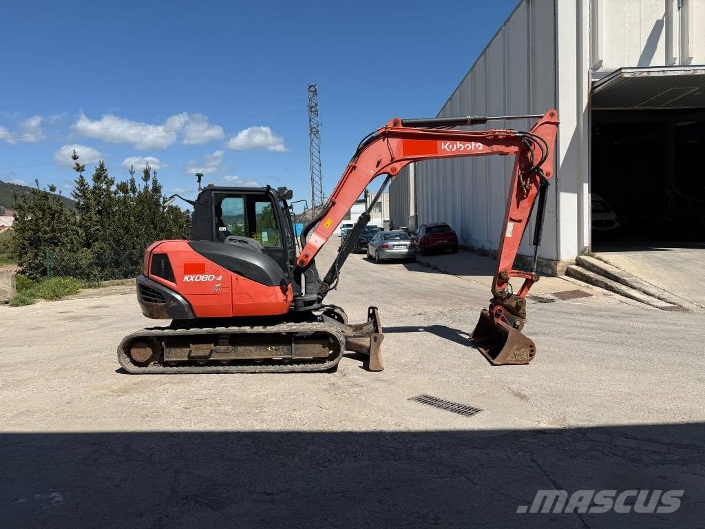 Kubota KX 080-4 中型挖掘机