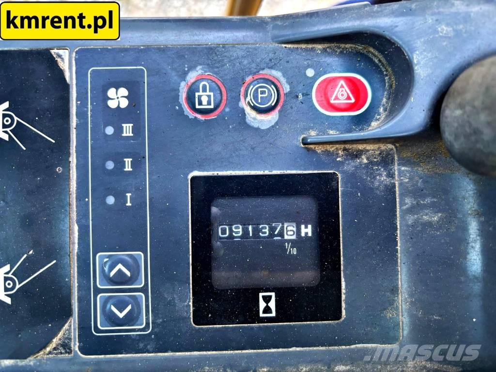 JCB JS 130 W KOPARKA KOŁOWA 2002r. | KOMATSU PW 140 CA Wielgraafmachines