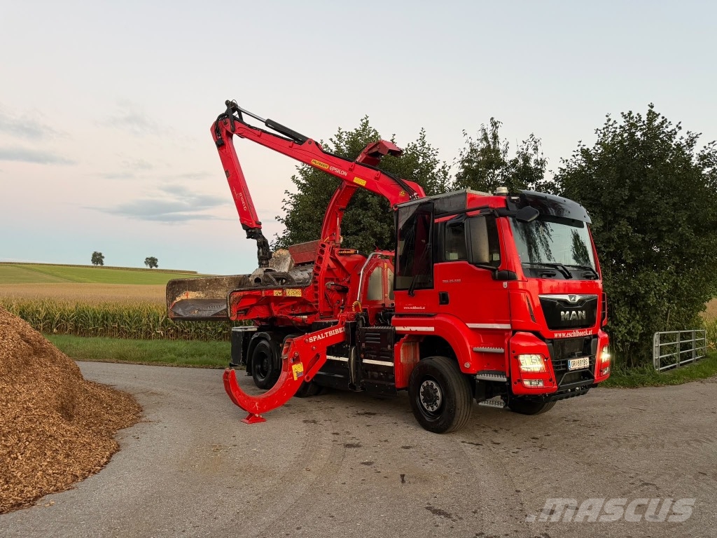MAN TGS 25.510 Wood chippers