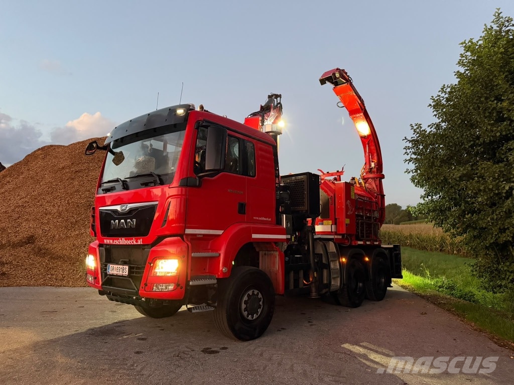MAN TGS 25.510 Wood chippers