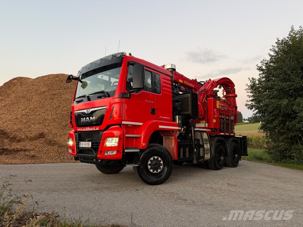 MAN TGS 25.510 Wood chippers