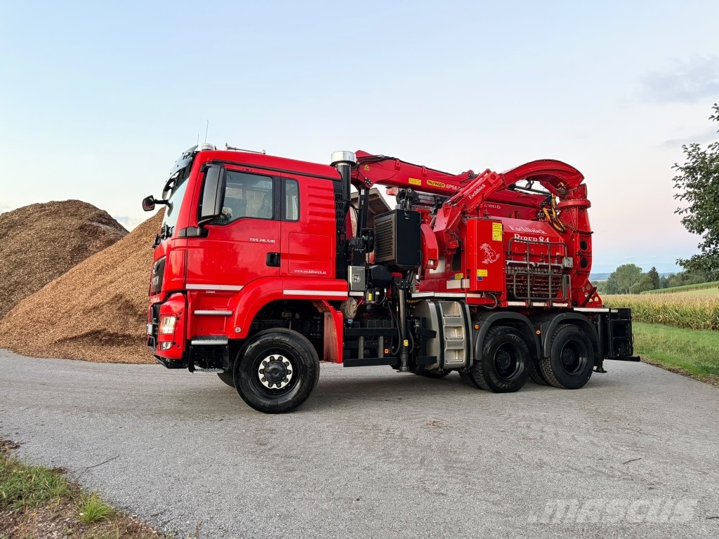 MAN TGS 25.510 Wood chippers