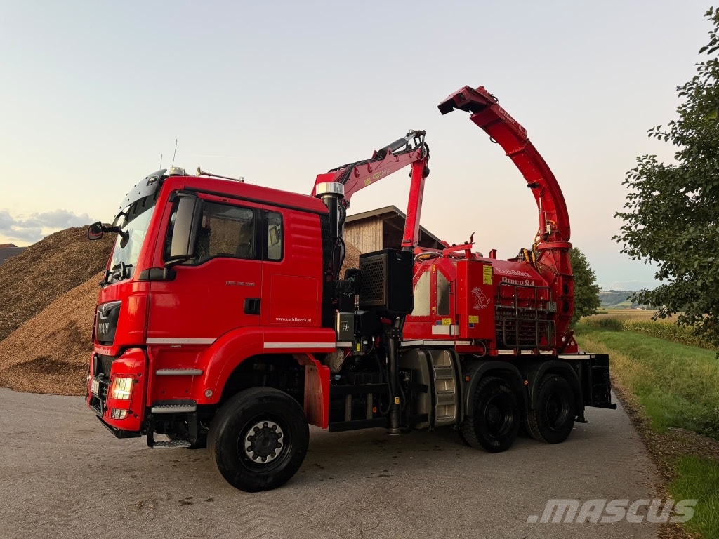 MAN TGS 25.510 Wood chippers