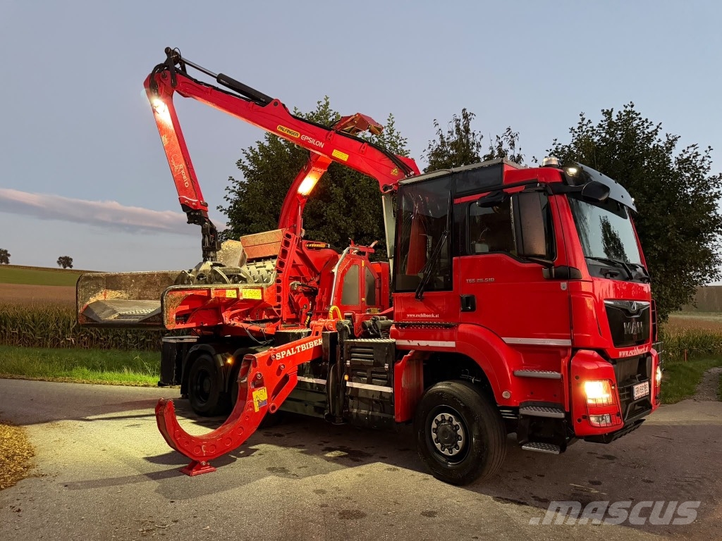 MAN TGS 25.510 Wood chippers