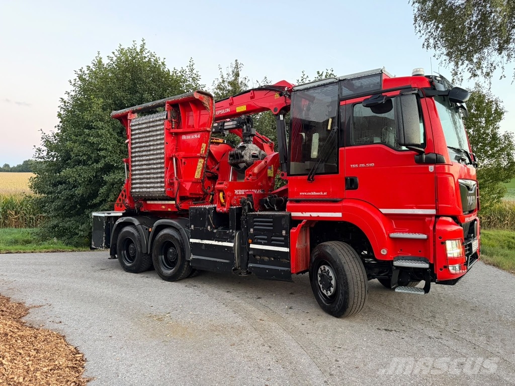 MAN TGS 25.510 Wood chippers