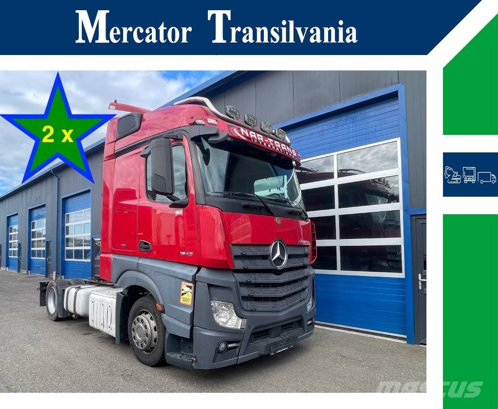 Mercedes-Benz Actros 1842 Lowdeck Euro 5 / Klimaanlage / 2 Stück وحدات الجر