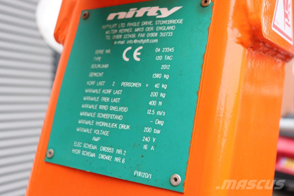 Niftylift 120TAC 120TAC その他リフトとプラットフォーム
