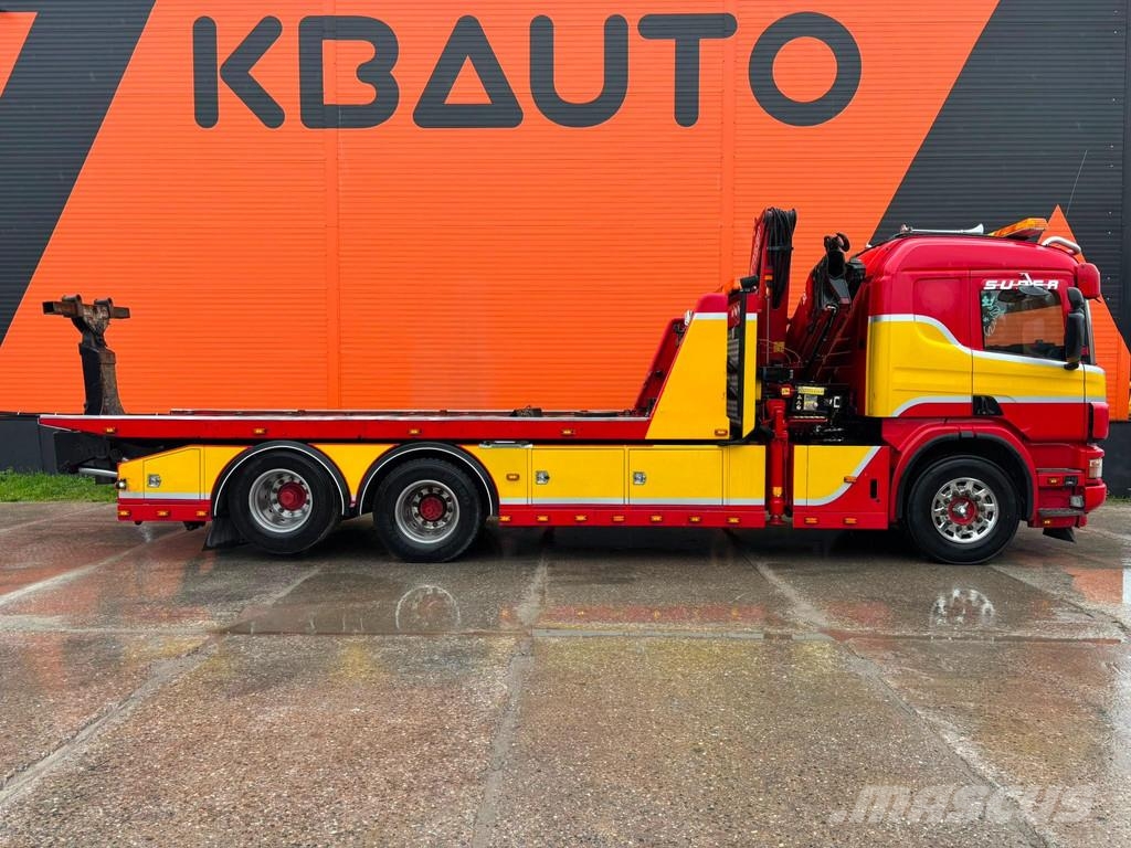 Scania P 114 6x2 SWS PF100 / 2x 5 ton+10 ton Sepson winch Bärgningsbilar