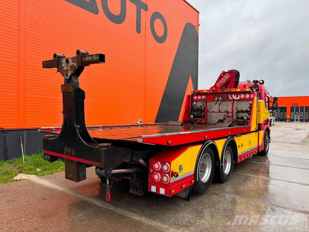 Scania P 114 6x2 SWS PF100 / 2x 5 ton+10 ton Sepson winch Bärgningsbilar