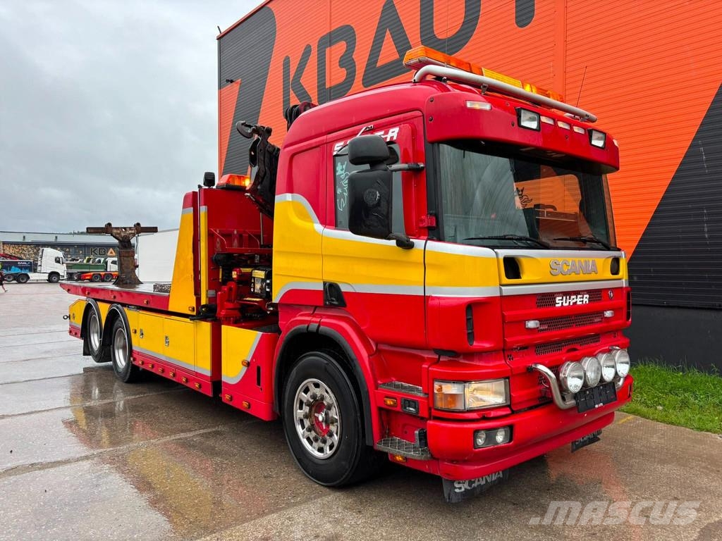 Scania P 114 6x2 SWS PF100 / 2x 5 ton+10 ton Sepson winch Bärgningsbilar