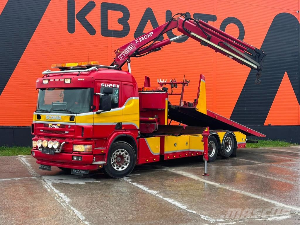 Scania P 114 6x2 SWS PF100 / 2x 5 ton+10 ton Sepson winch Bärgningsbilar