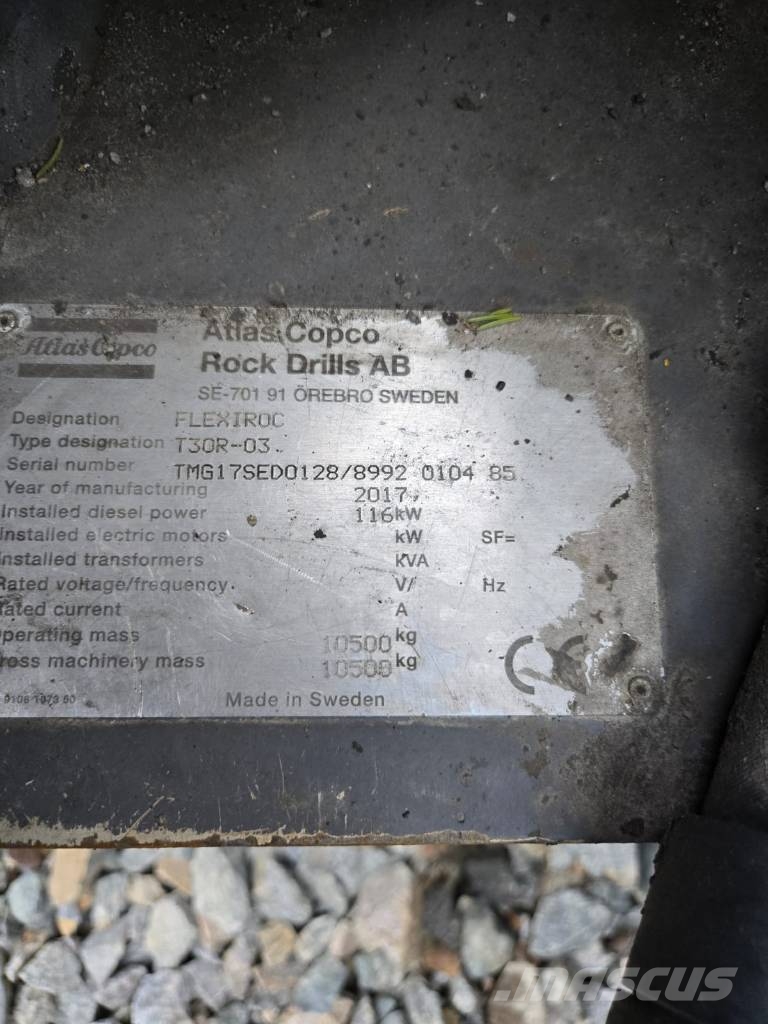 Atlas Copco Flexiroc T30R-03 Ljuddämpad / Silent feeder Oberflächenbohrgeräte