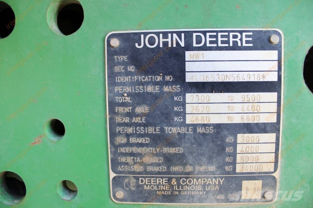 John Deere 6530 Traktori