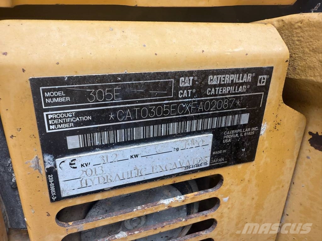 CAT 305 E CR Miniexcavadoras