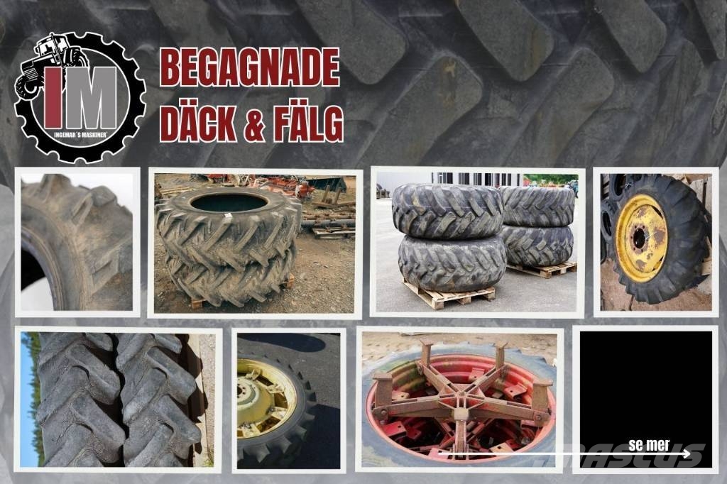  Begagnade däck och fälgar Maszyny rolnicze - Inne