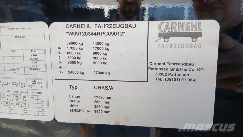 Carnehl 383 Aluminium laadbak Прочие полуприцепы