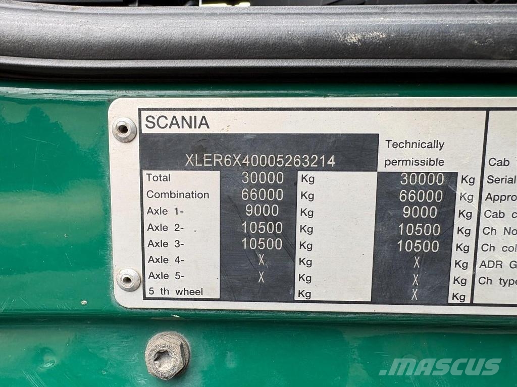 Scania R 730 V8 + TRACTOR/TIPPER + 6X4 + EURO 5 Camiones bañeras basculantes o volquetes