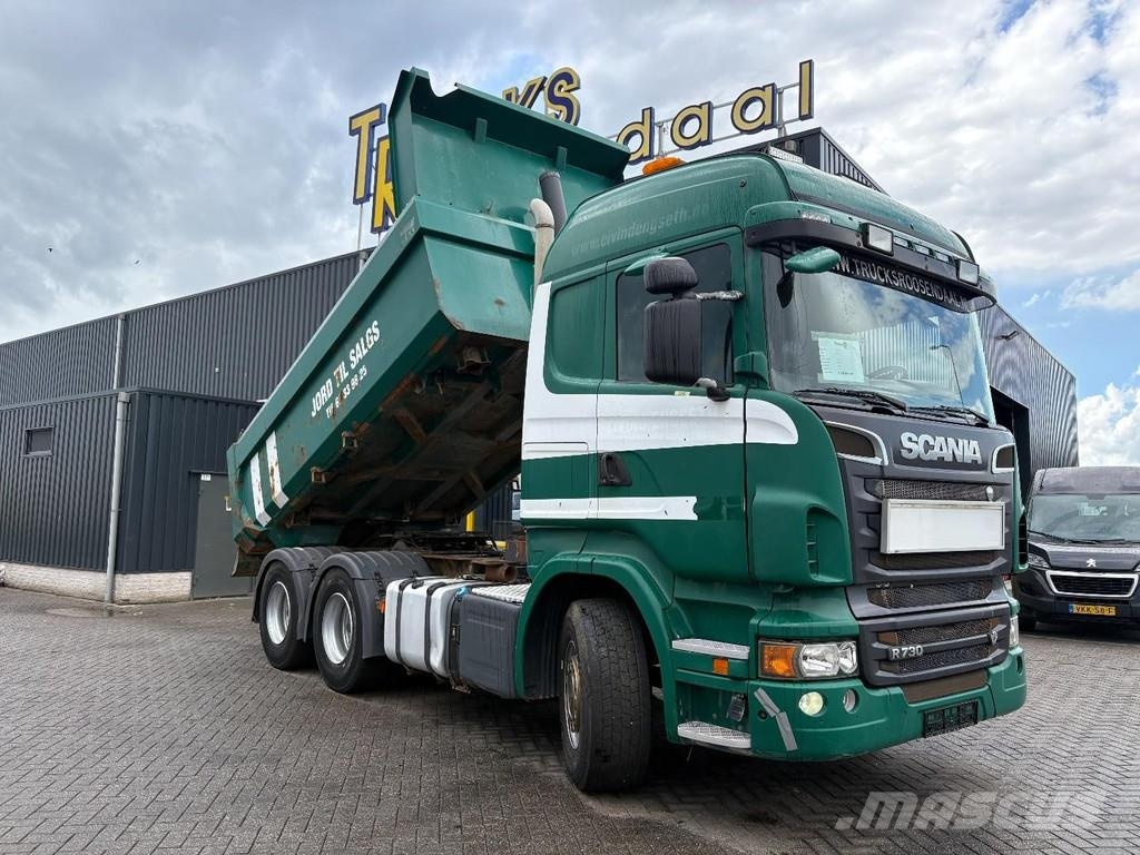 Scania R 730 V8 + TRACTOR/TIPPER + 6X4 + EURO 5 Camiones bañeras basculantes o volquetes