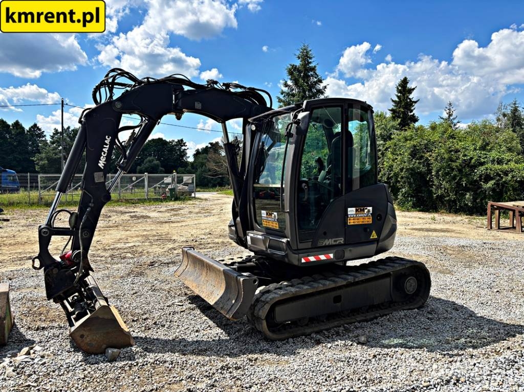 Mecalac 6 MCR MINI-KOPARKA 2022R. MTH:3855 | 8 MCR JCB 805 Minigraafmachines < 7t