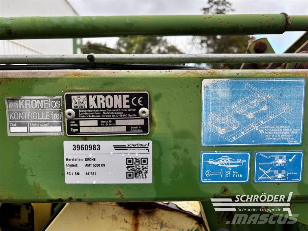 Krone AMT 5000 CV Slåttermaskiner