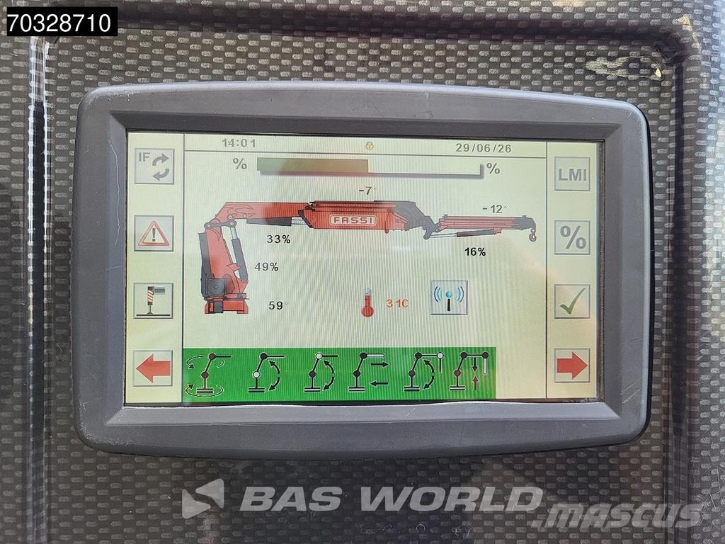 Scania G450 8X4 FASSI F710RA.2.25 Crane kran + Jib 5+6 Fu Camiones de cama baja