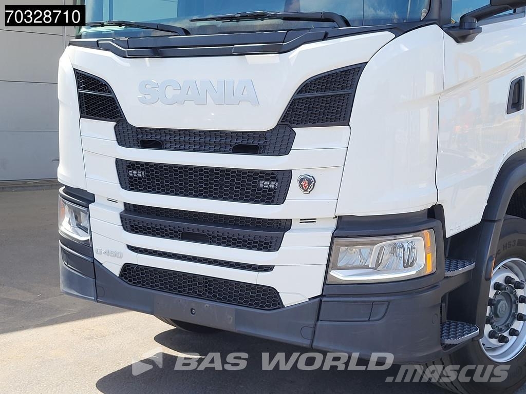 Scania G450 8X4 FASSI F710RA.2.25 Crane kran + Jib 5+6 Fu Camiones de cama baja