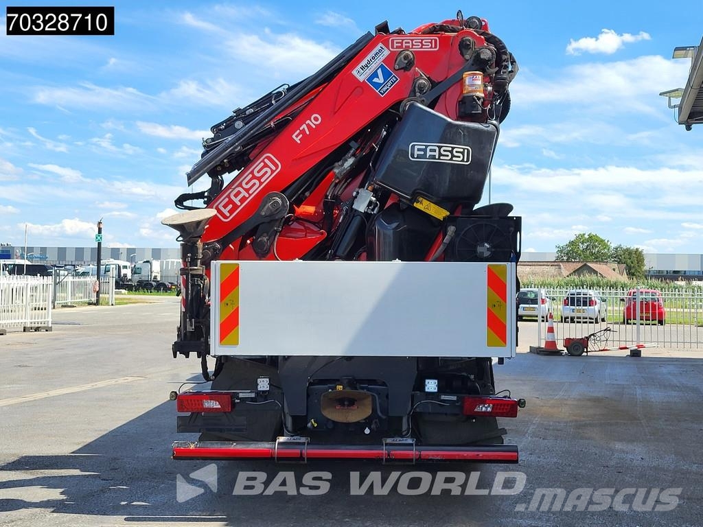 Scania G450 8X4 FASSI F710RA.2.25 Crane kran + Jib 5+6 Fu Camiones de cama baja