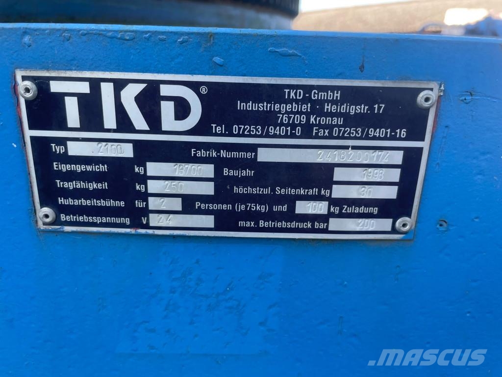 TKD 2100 telescoop hoogwerker verreiker - jlg genie Ai Telescoophoogwerkers