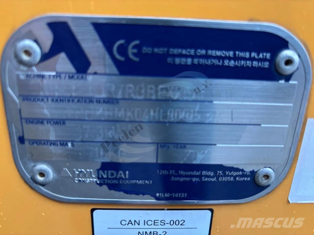Hyundai Robex 25 Z-9 AK Mini excavators < 7t (Mini diggers)