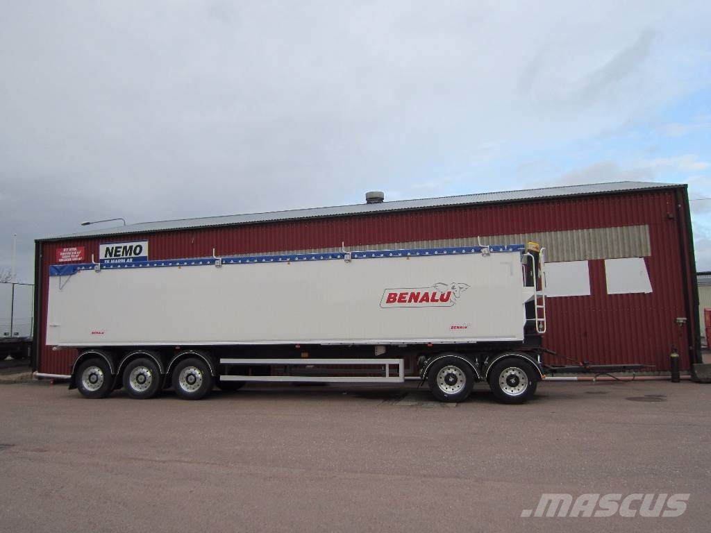 Benalu 7,8 ton 5-axlad Tippsläpvagn SINGEL / DUBBEL Optil Bañera