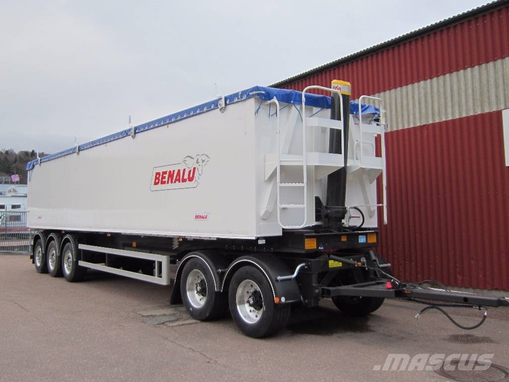 Benalu 7,8 ton 5-axlad Tippsläpvagn SINGEL / DUBBEL Optil Bañera