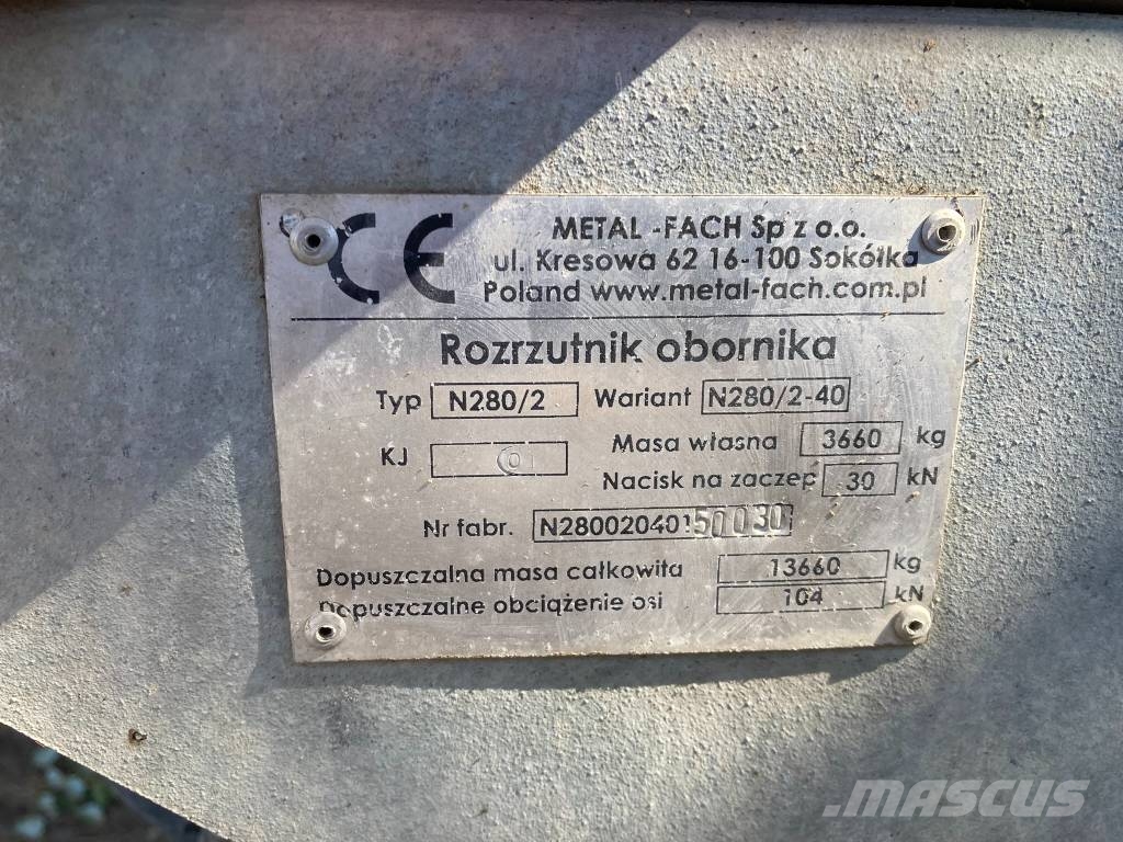 Metal-Fach N280/2 Rasipači gnojiva