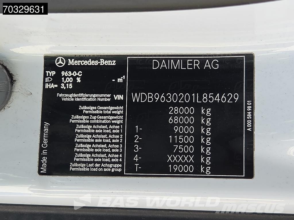 Mercedes-Benz Actros 2558 Actros 6X2 JOAB L20-5600 AA sistema po Camion ampliroll