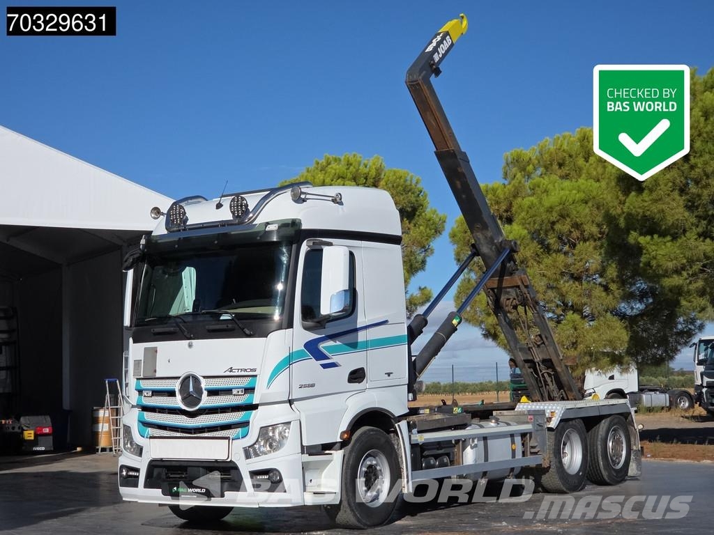 Mercedes-Benz Actros 2558 Actros 6X2 JOAB L20-5600 AA sistema po Camion ampliroll