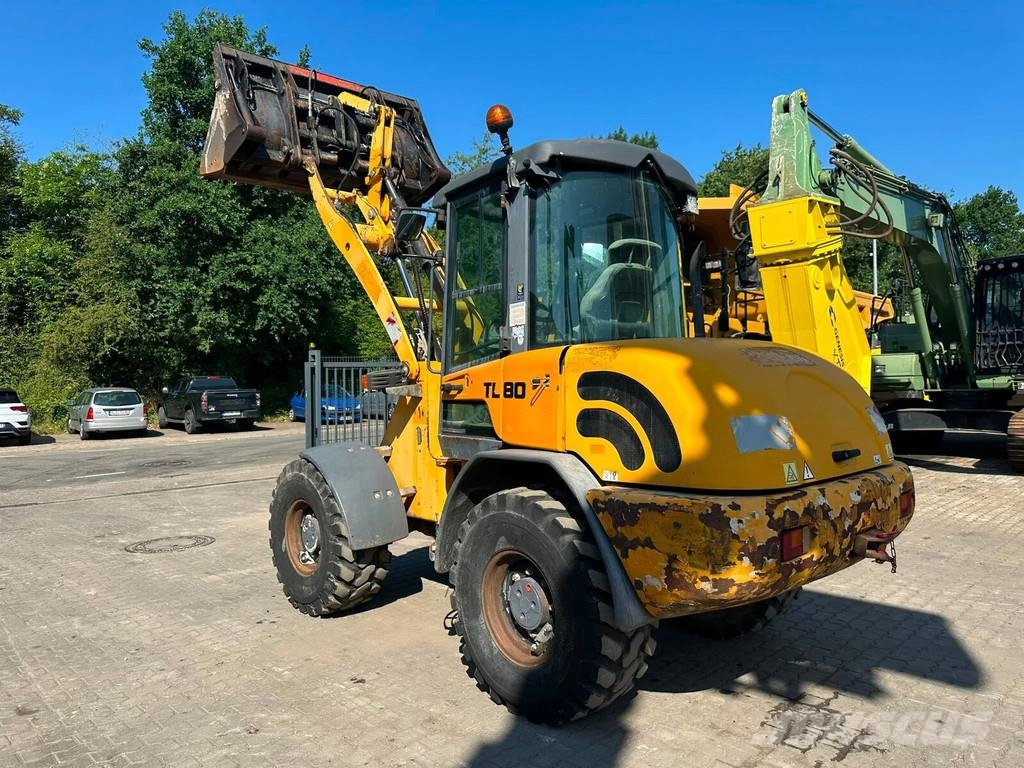 Terex TL 80 / SW / Klappschaufel / Palettengabel لوادر بعجل
