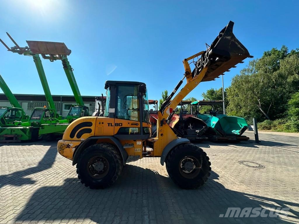 Terex TL 80 / SW / Klappschaufel / Palettengabel لوادر بعجل
