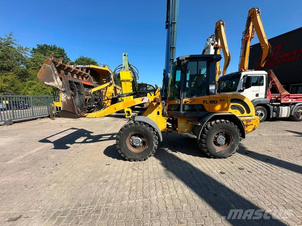 Terex TL 80 / SW / Klappschaufel / Palettengabel لوادر بعجل