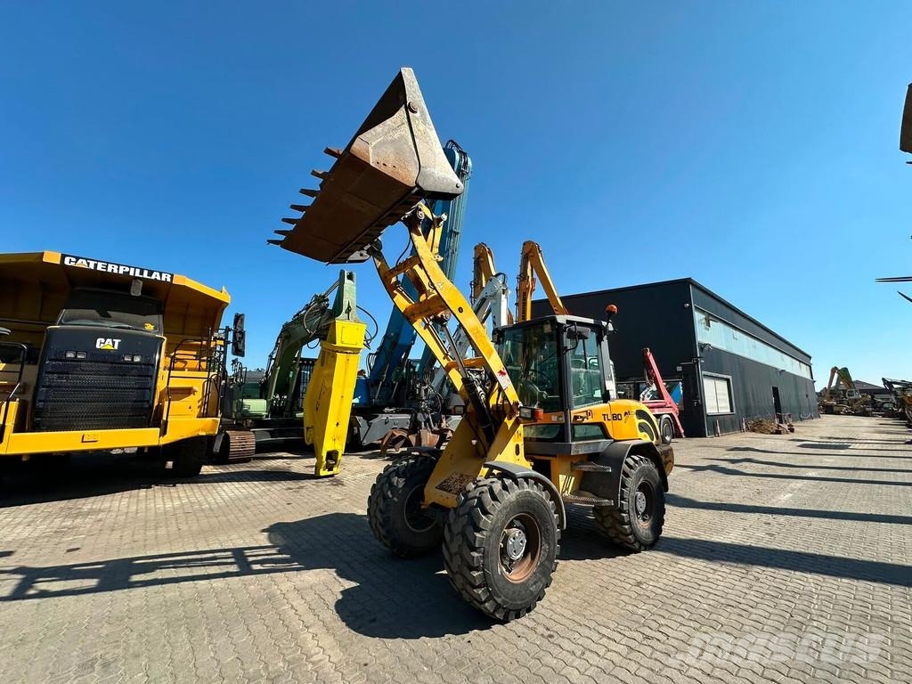 Terex TL 80 / SW / Klappschaufel / Palettengabel لوادر بعجل