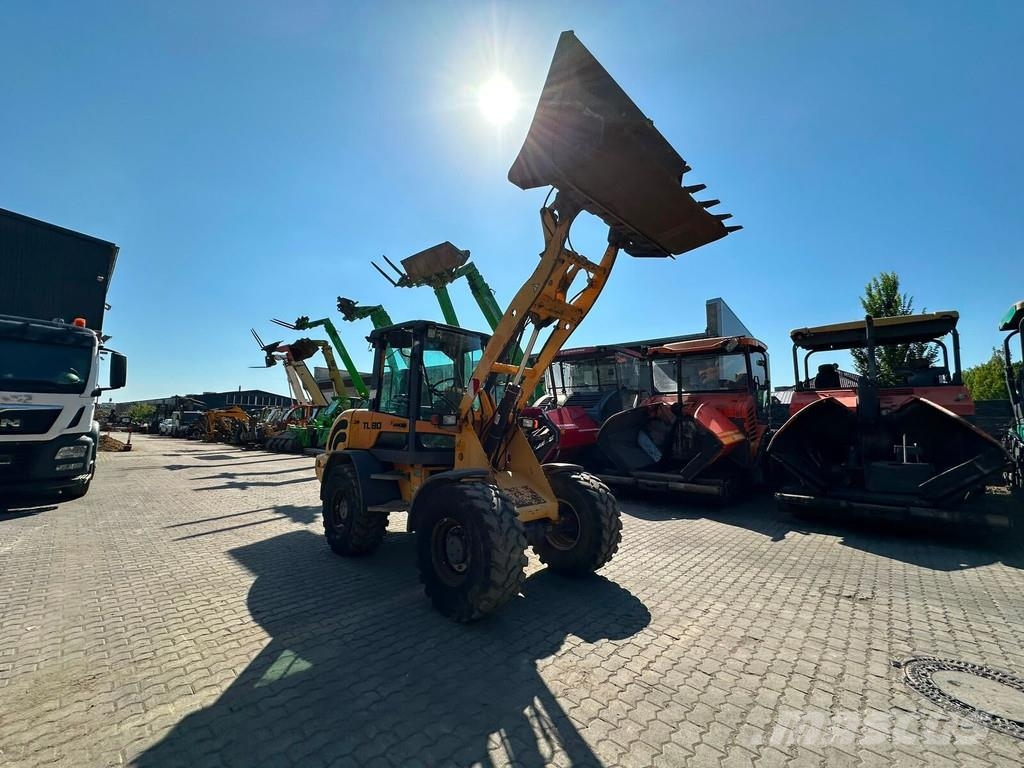 Terex TL 80 / SW / Klappschaufel / Palettengabel لوادر بعجل
